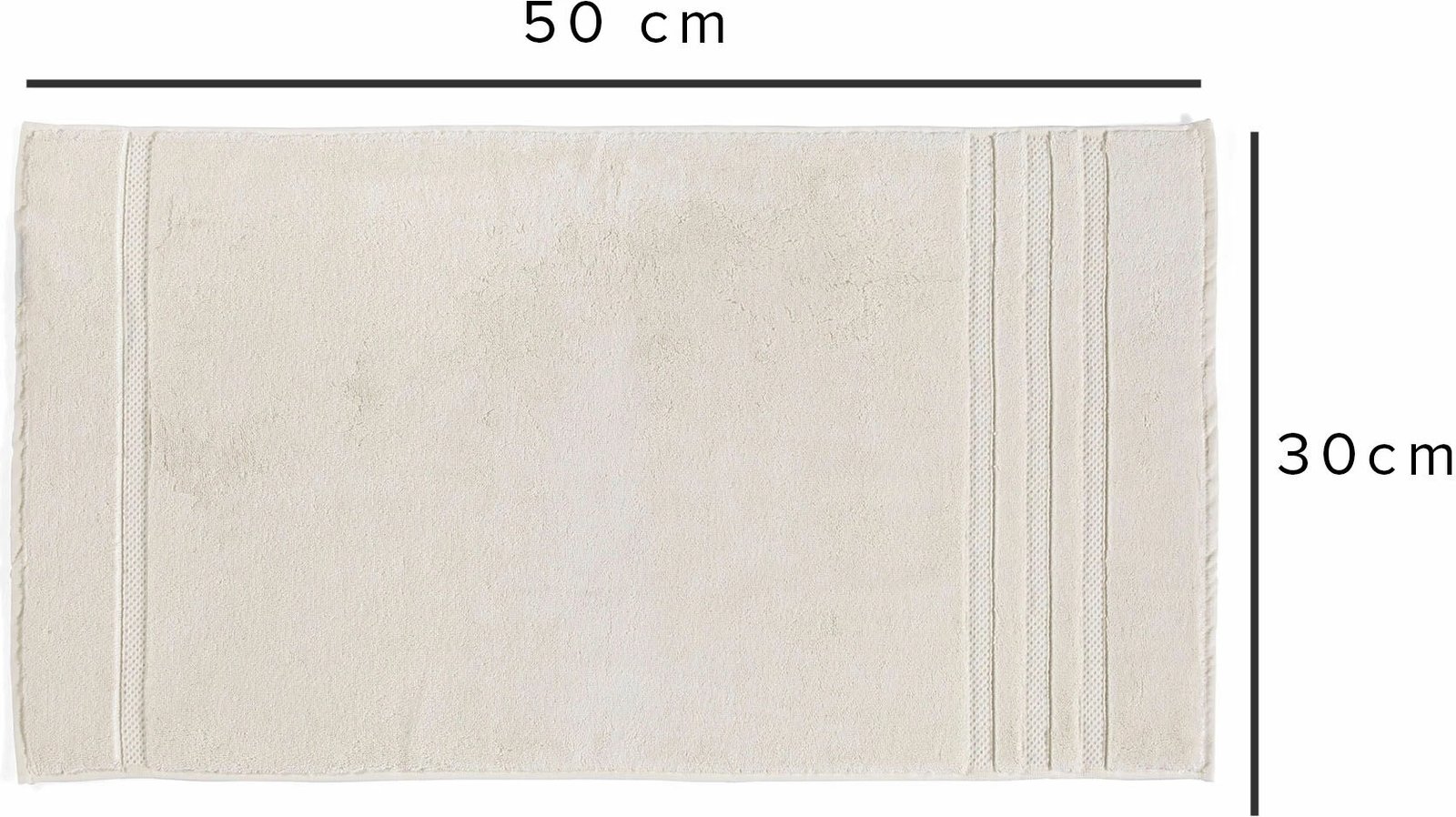 Peshqir larjeje Mijölnir, Kinsey, krem, 30x50cm