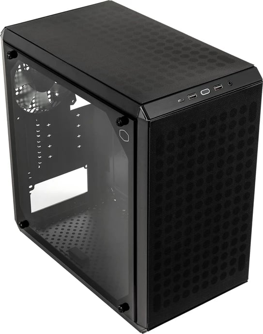 Kasë Cooler Master Q300L V2, Micro-ATX/Mini-ITX, xham i temperuar, e zezë
