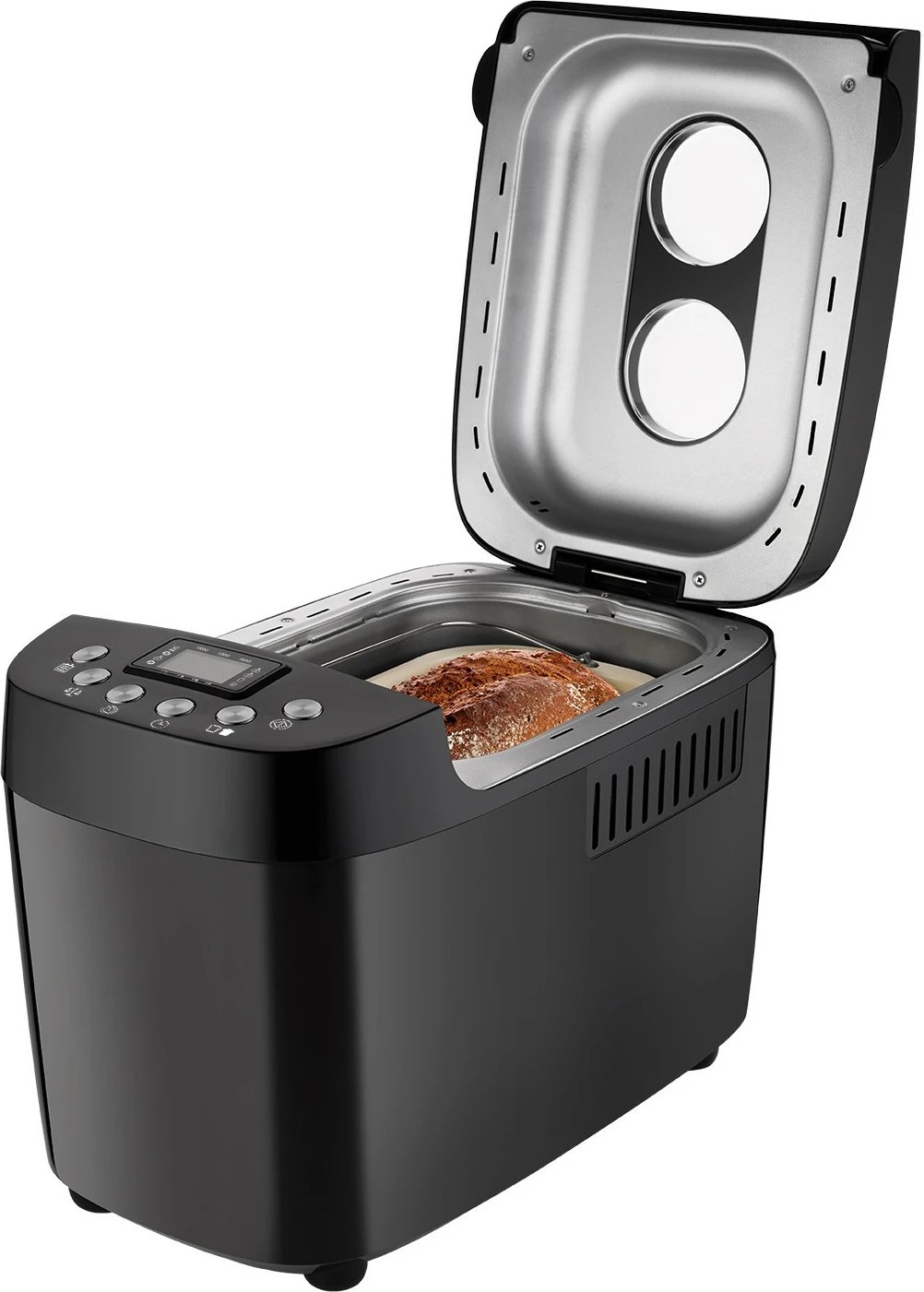 Makineri buke UNOLD Backmeister Big, 1.5 kg, 15 programe, funksion ngrohjeje, dritare shikimi, kontroll i thekrimit, 850 W, e zezë