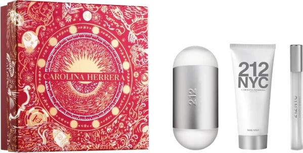 Eau de Toilette për femra Carolina Herrera 212 NYC set 3 pjesë 100ml
