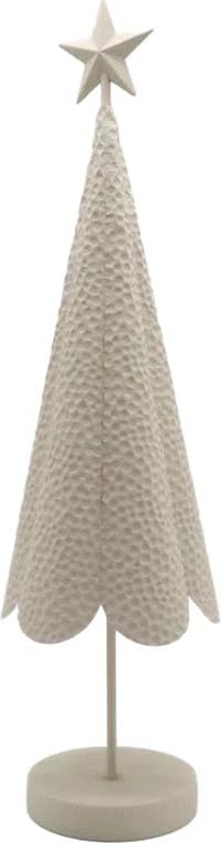 Dekor pemë për Krishtlindje, metal, ngjyrë bezhë, 19x19x70cm Dekor pemë për Krishtlindje, metal, ngjyrë bezhë, 19x19x70cm