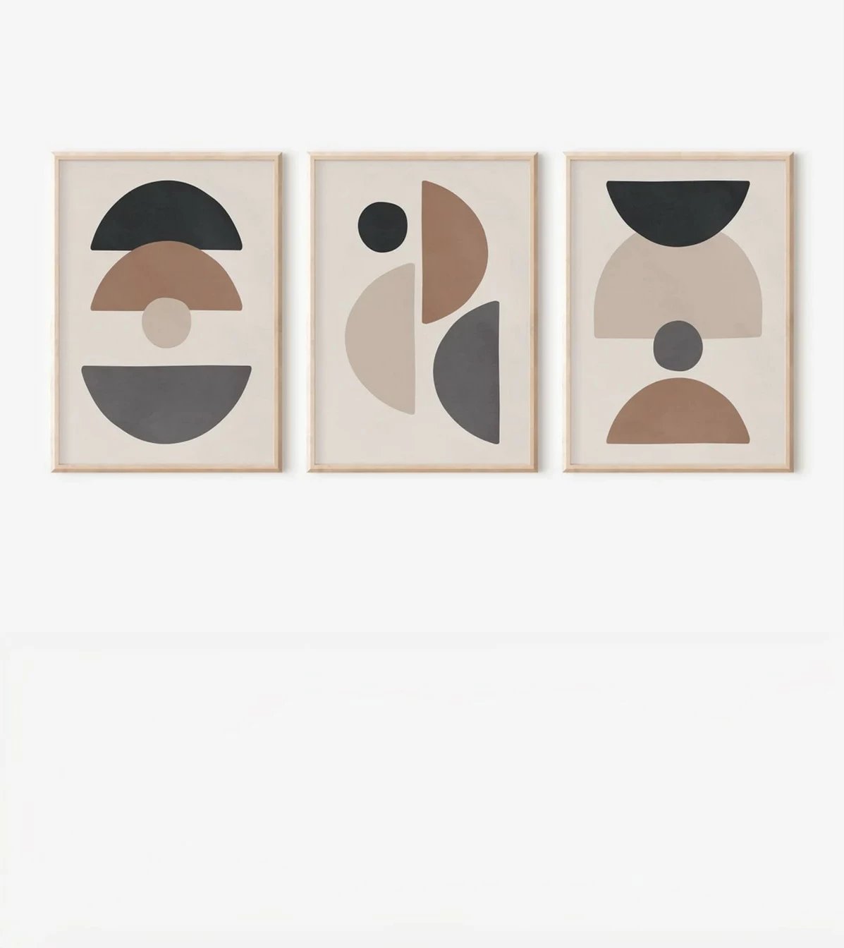 Pikturë dekorative me kornizë (3 copë), Wallity, 3Dartsohoset88