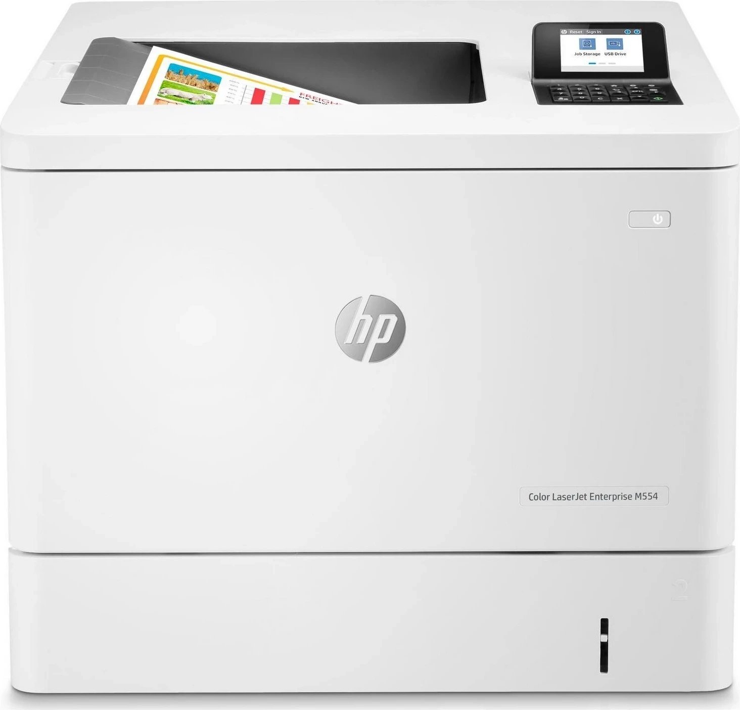 Printer HP LaserJet Enterprise Color M554dn, e bardhë
