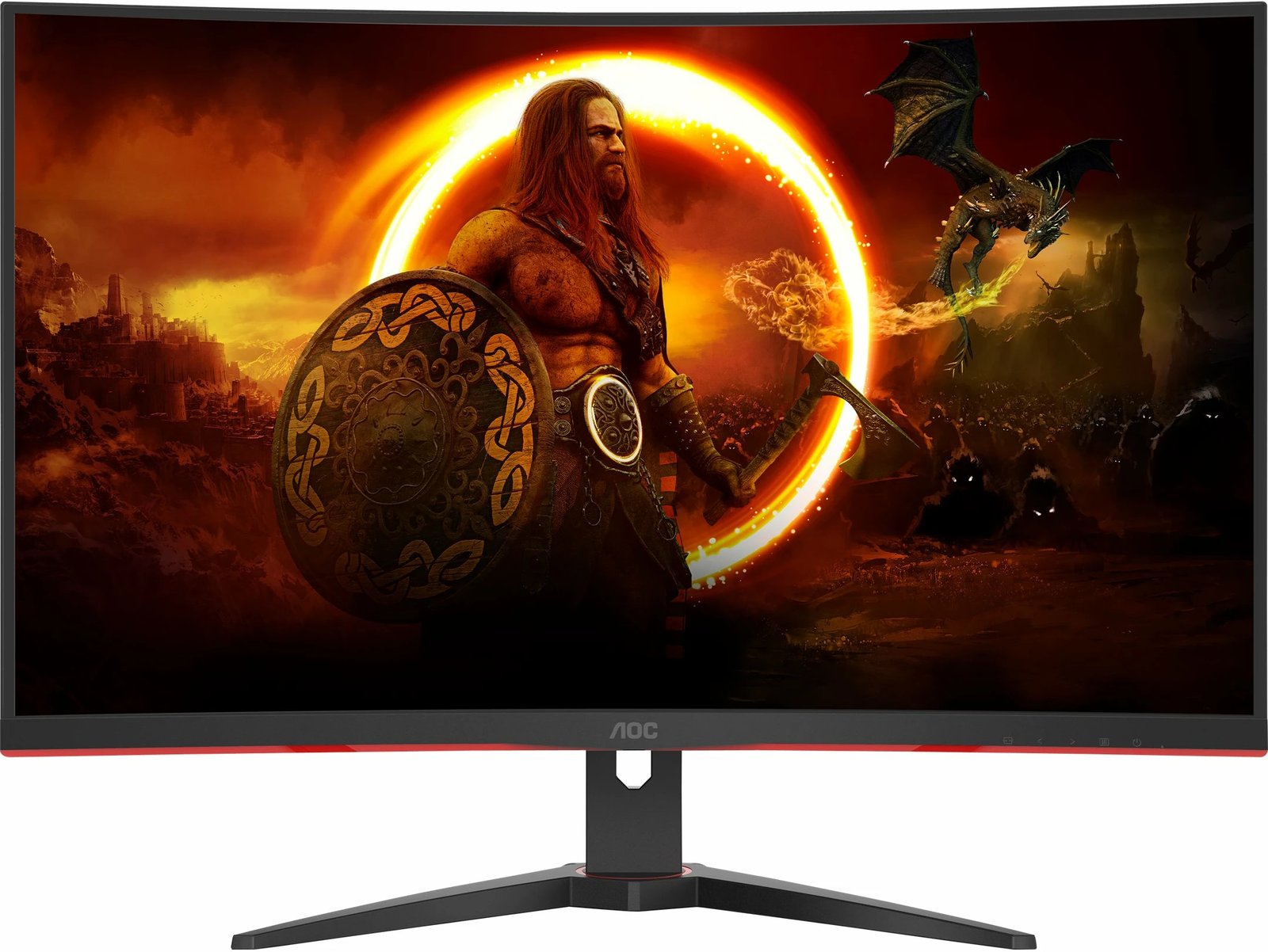 Gaming Monitor AOC Gaming C32G2ZE, 32", Full HD, 240Hz