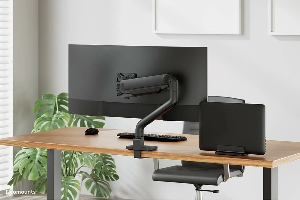 Mbajtës laptopi Neomounts NSLS300BLACK, alumini, 11-17 inç, i zi