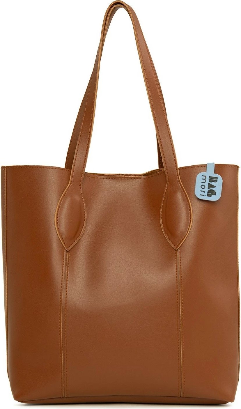 Çantë tote lëkurë artificiale, ngjyrë camel, Zoozie Bags, M000008169