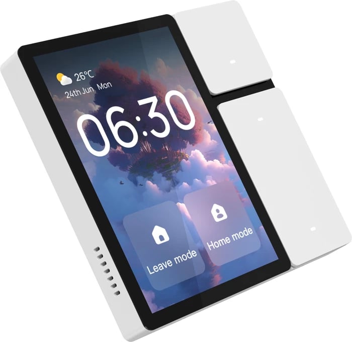 Panel kontrolli smart Wi‑Fi, Avatto T6EP, ekran me prekje, 3 butona, IR, Tuya