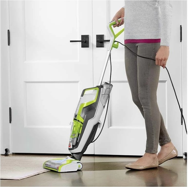 Fshesë elektrike vertikale BISSELL CrossWave Professional 17134, pa qese, 0.82L, Gri