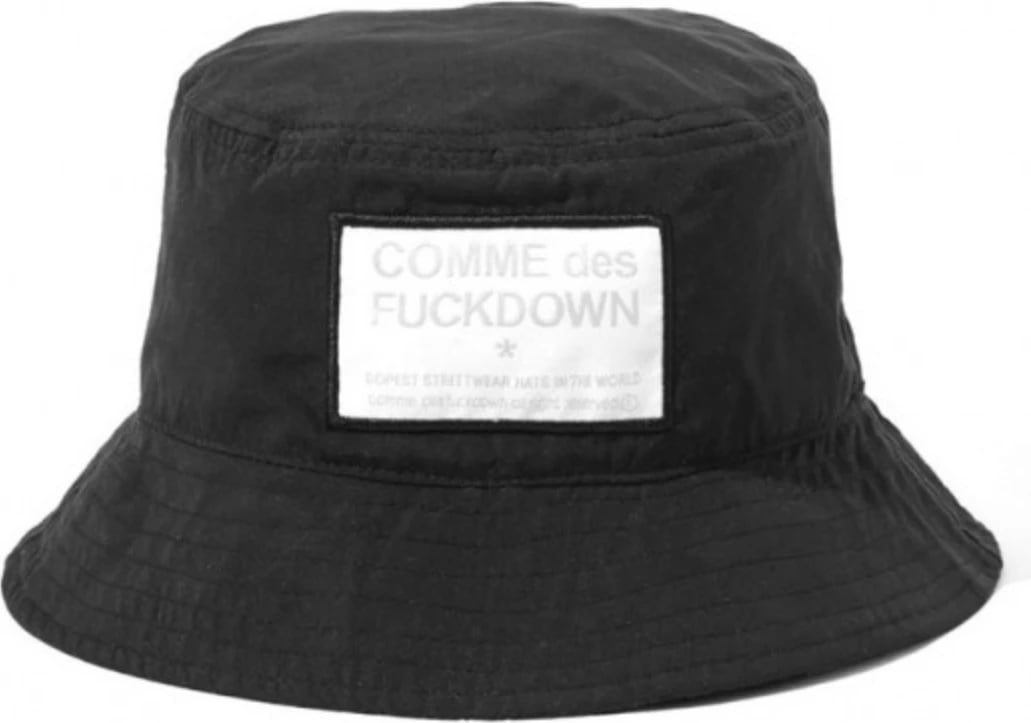 Kapelë për femra Comme Des Fuckdown, e zezë 