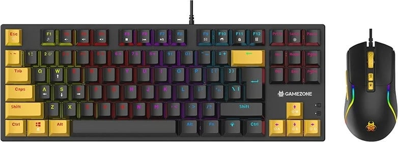 Set tastierë mekanike dhe maus Tracer GAMEZONE HORNET87, USB, i zi Set tastierë mekanike dhe maus Tracer GAMEZONE HORNET87, USB, i zi