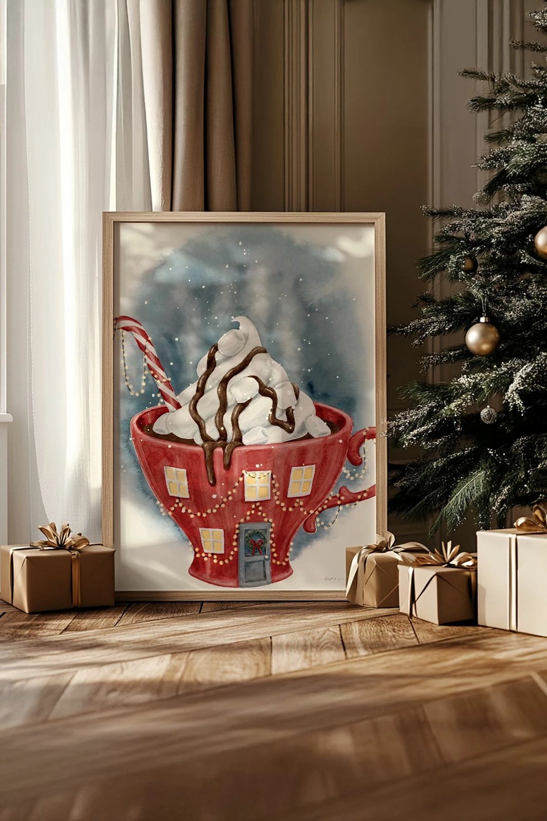 Pikturë dekorative me kornizë, Wallity, Nwyearsngmdl61