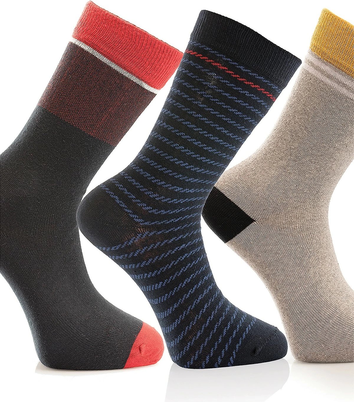 Set çorapash (3 copë), Jumeon, 001-000297001, shumëngjyrëshe