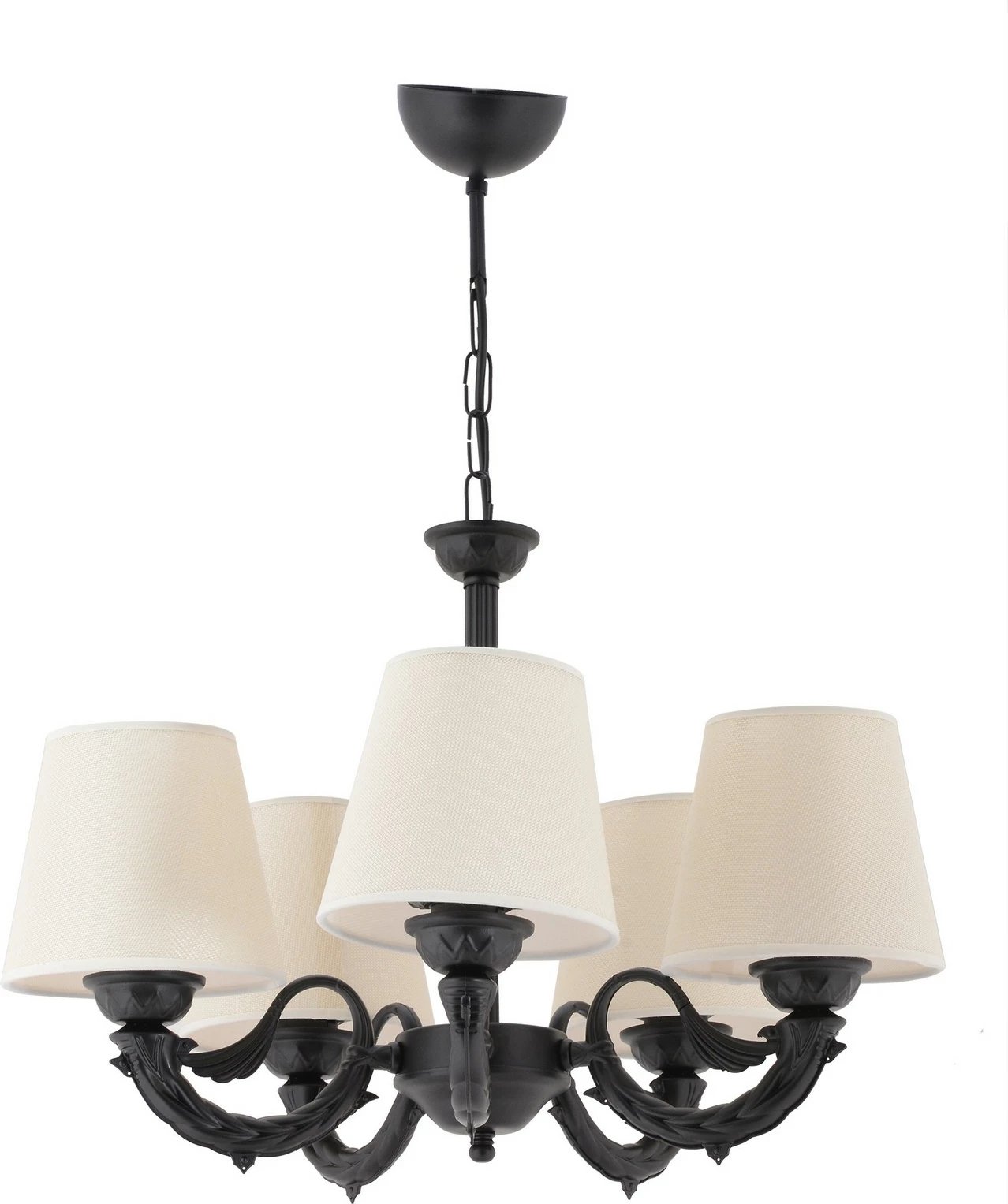 Llambë tavani Fiona, krem dhe e zezë, Opviq