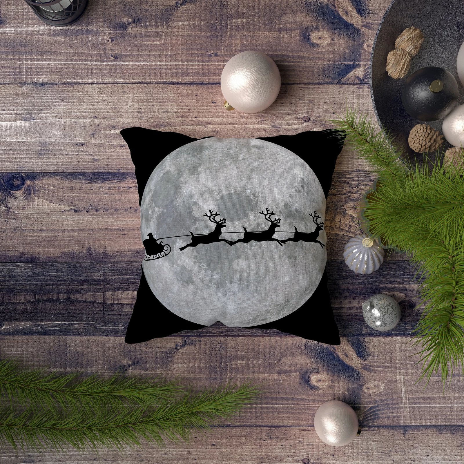 Jastëk dekorativ Aberto Design, NYXMAS023, shumëngjyrësh, 43x43cm