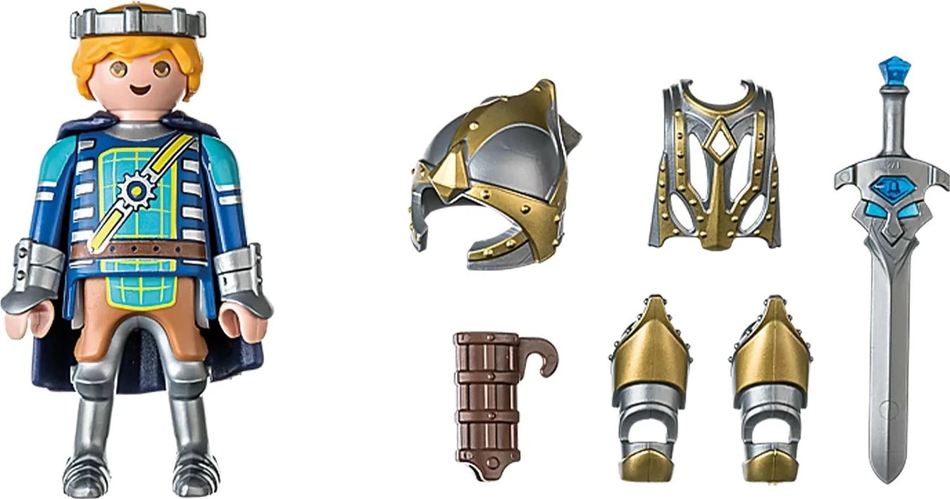 Figurinë aksioni Playmobil Novelmore 71301 Arwynn me armaturë Invincibus, 11 pjesë