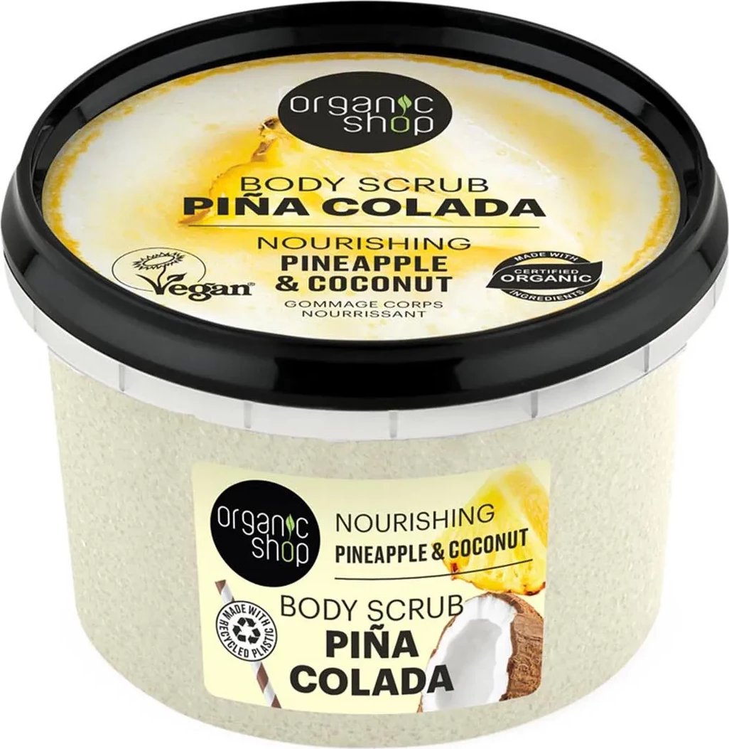 Eksfoliant trupi Organic Shop Piña Colada 450ml