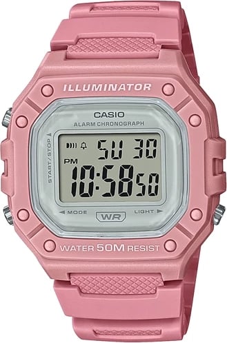 Orë dore CASIO SPORT ILLUMINATOR WR 50M unisex, rozë