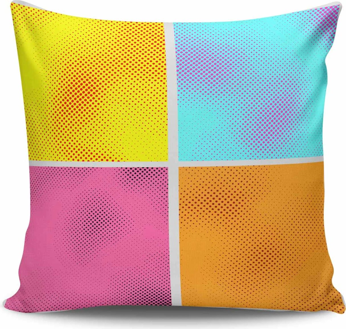 Jastëk Aberto Design, shumëngjyrësh, NKRLNT-075, 43x43cm