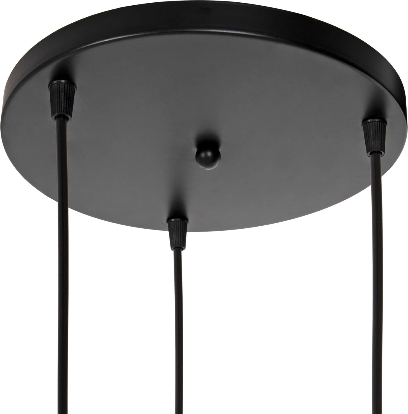 Llambë varëse tavani FH4083 3 'fenerë' metal i zi Φ23x127Hcm