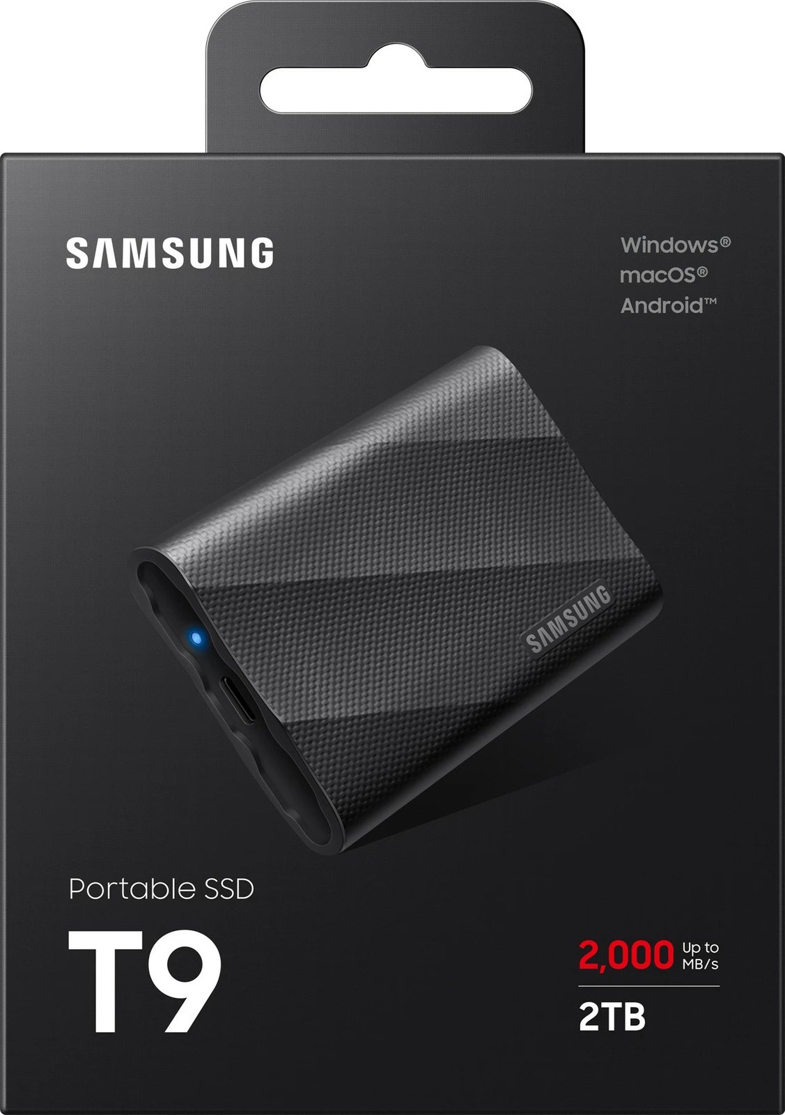 SSD Samsung MU-PG2T0B, 2 TB, USB Type-C, 3.2 Gen 2, e zezë SSD Samsung MU-PG2T0B, 2 TB, USB Type-C, 3.2 Gen 2, e zezë