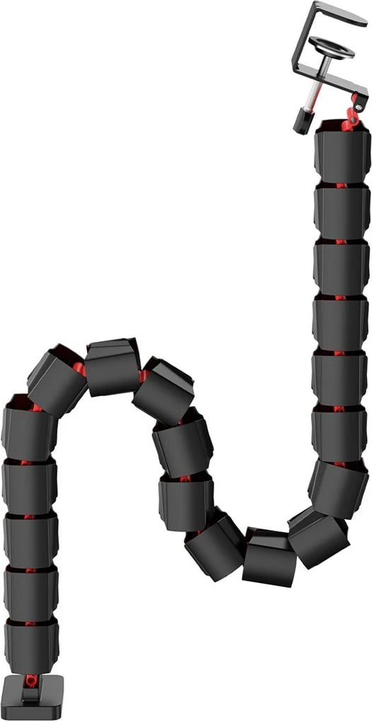 Organizues kabllosh për tavolinë nano RS RS125, 1345mm, zi e kuqe Organizues kabllosh për tavolinë nano RS RS125, 1345mm, zi e kuqe