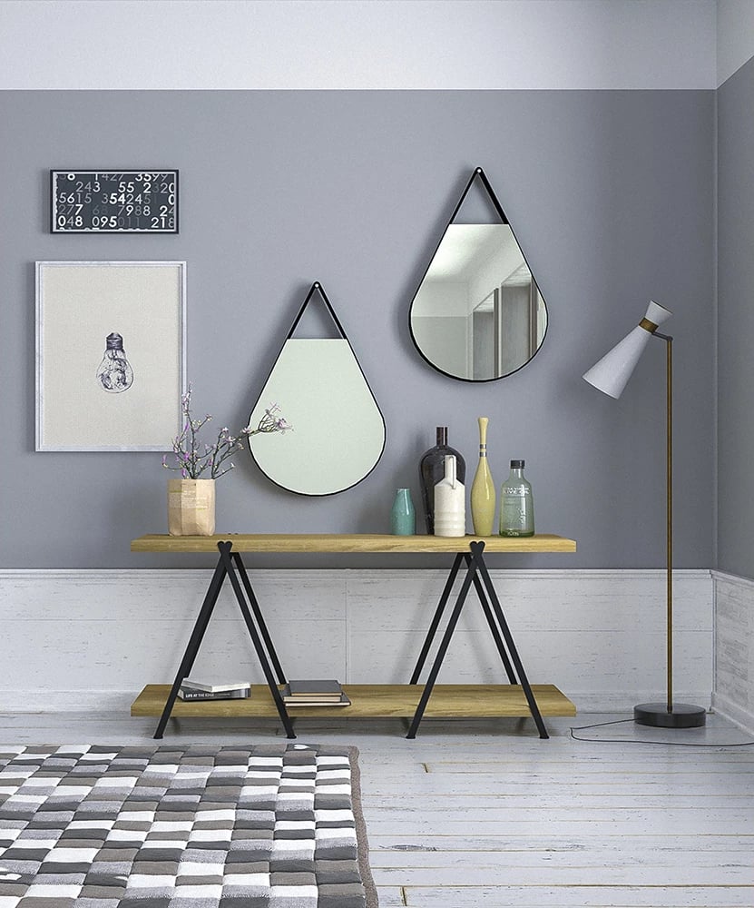 Konsol Alpha, ngjyrë e bardhë e larë, 154x51x76