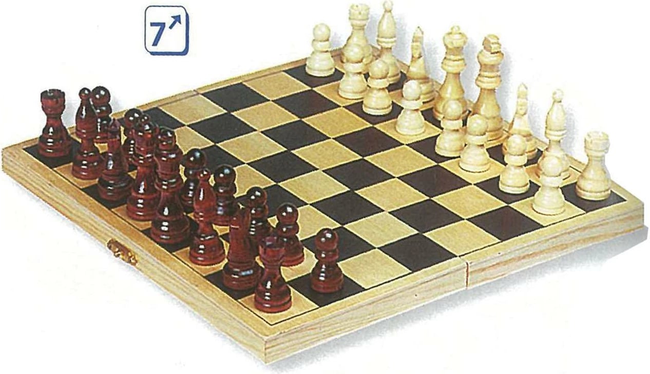 Lojë shahu druri GOKI, 26cm