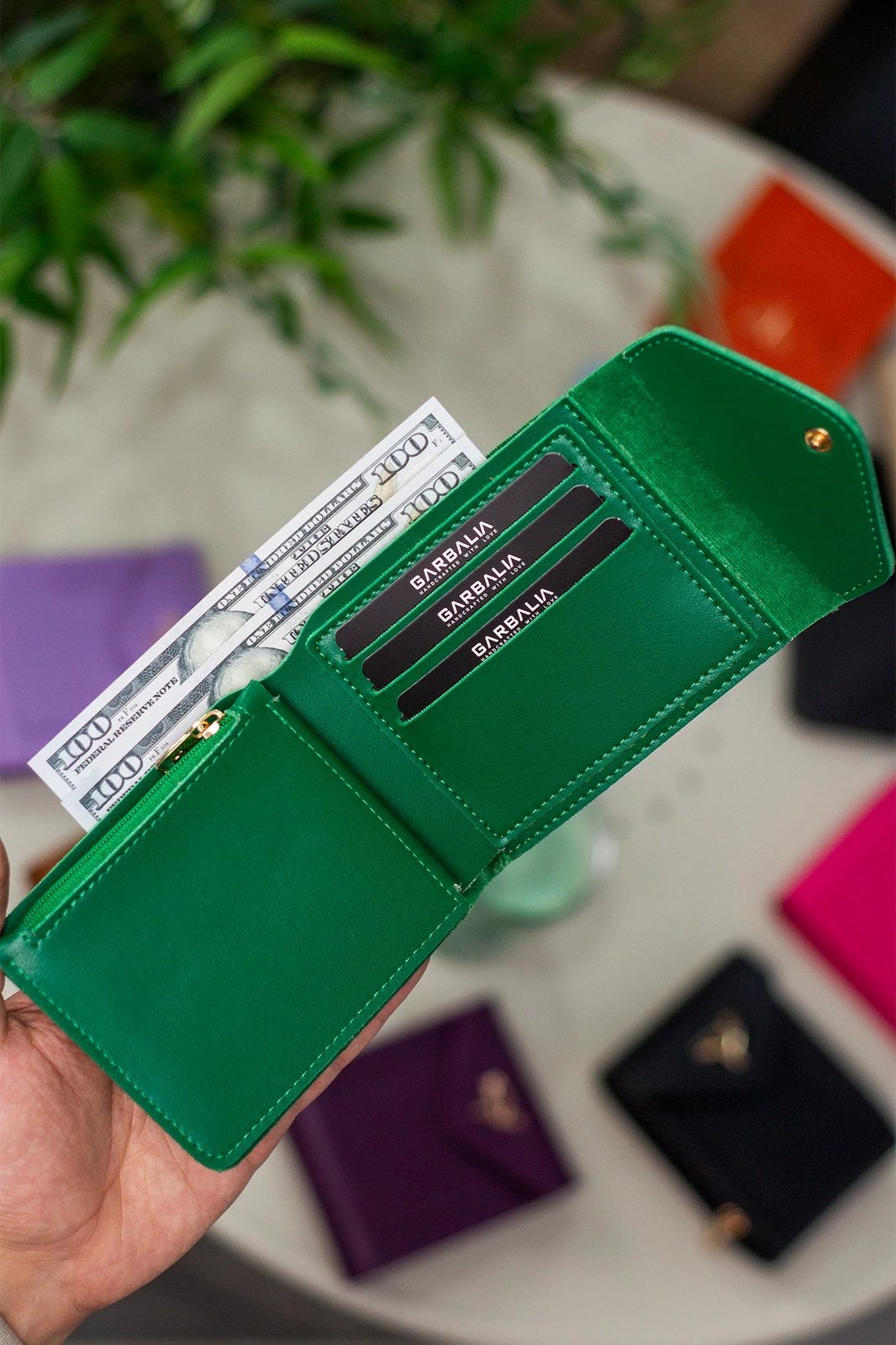 Portofol për gra, ngjyrë e gjelbër, Zoozie Bags, Peru