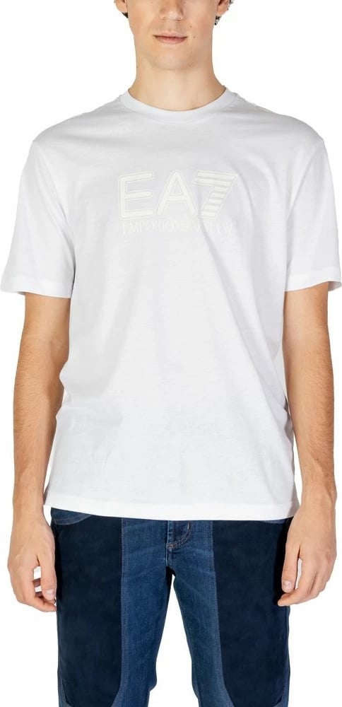 Maicë për meshkuj EA7 Emporio Armani, e bardhë