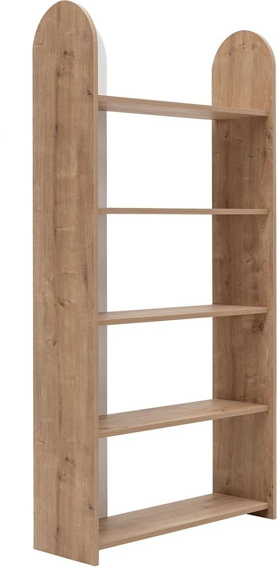 Raft librash Hanah Home, Mindy, ngjyrë safir dhe e bardhë, 90x30x180cm