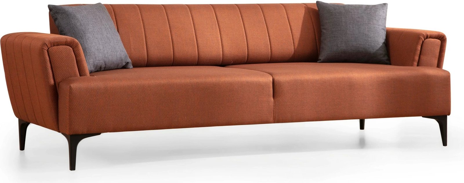 Divan-krevat treshe, ngjyrë e kuqe tjegulle, Atelier del Sofa, Hamlet