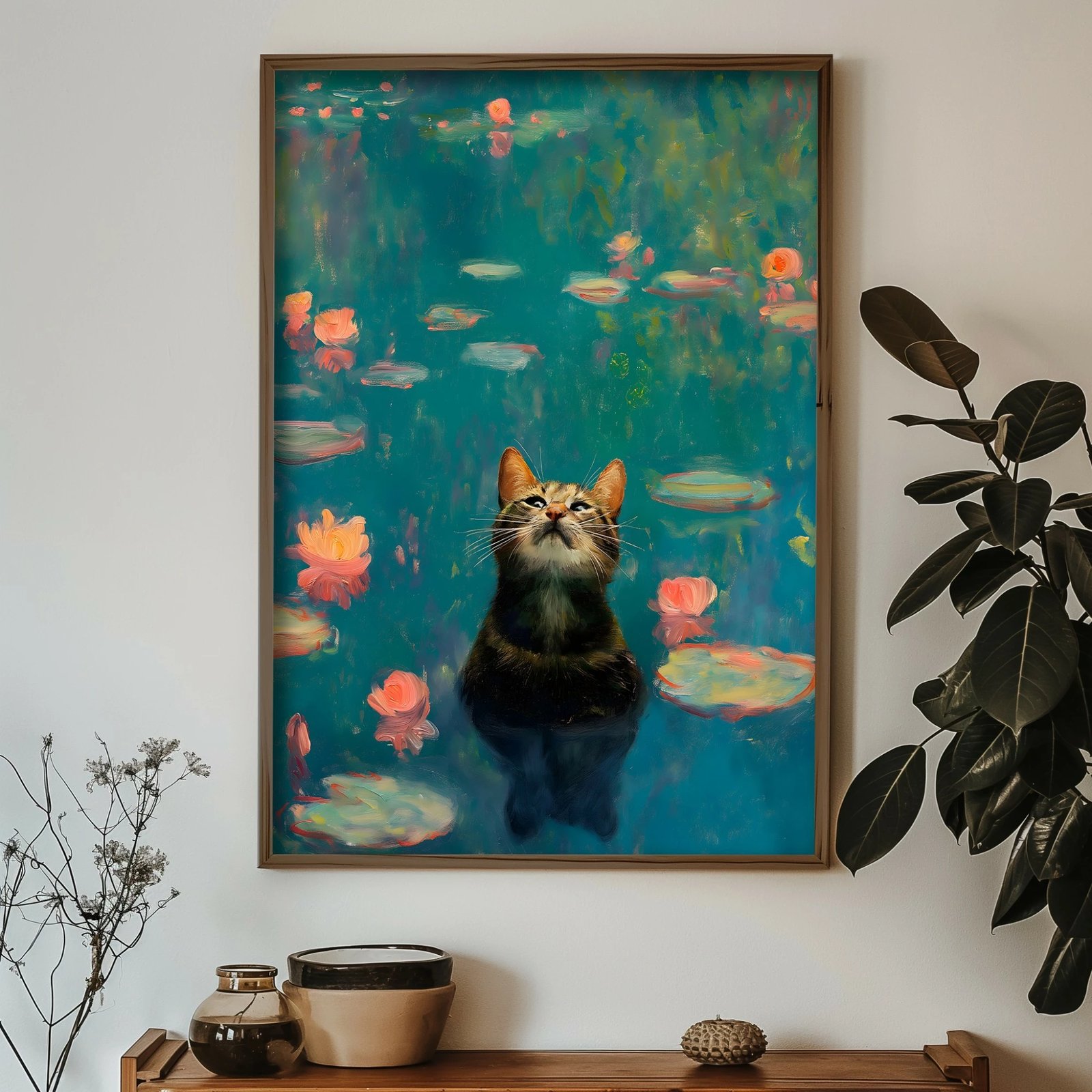 Pikturë dekorative me kornizë MDF, Wallity, GE188-L