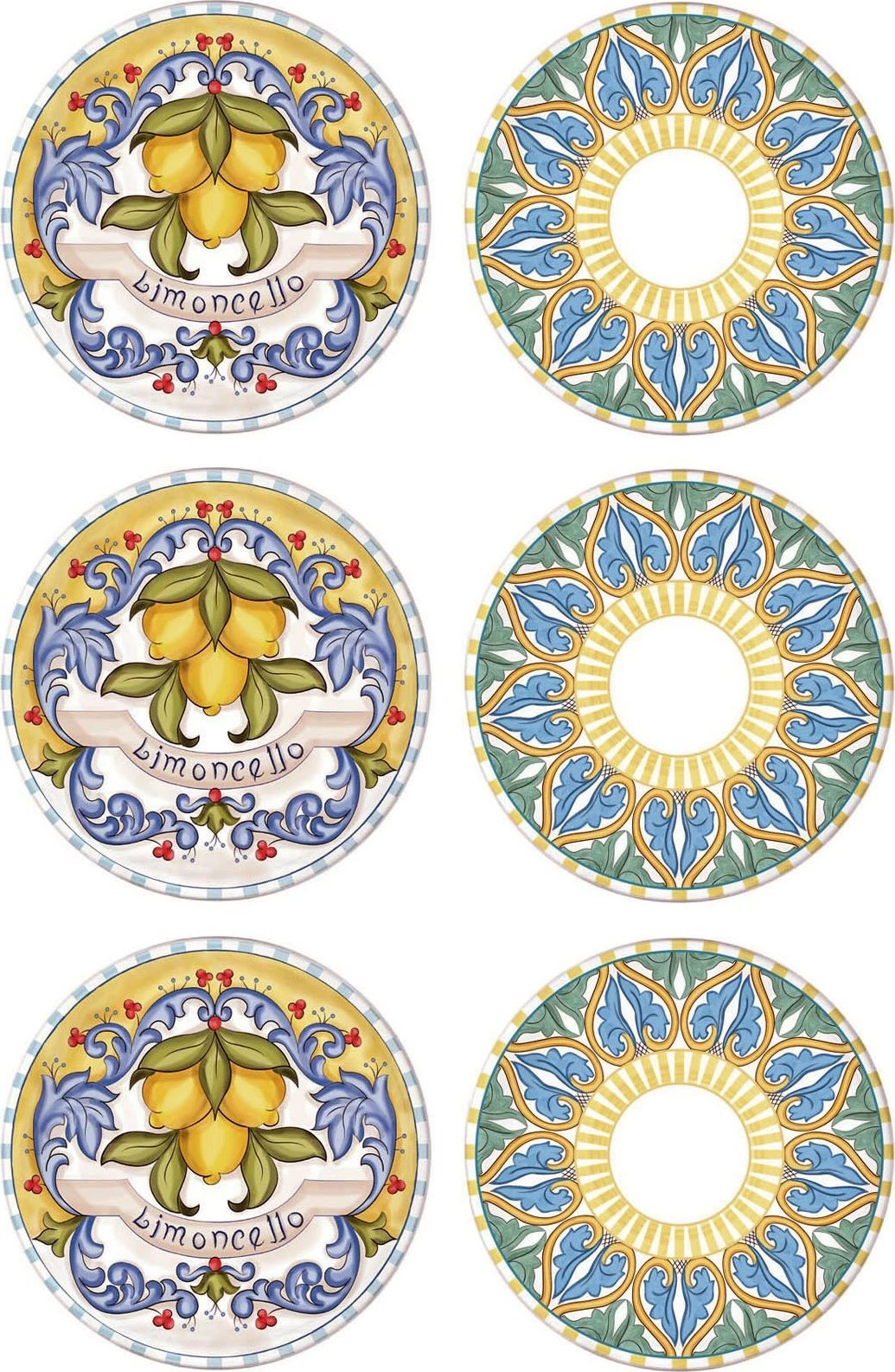 Set pjatash (6 copë), Hermia Concept, LMN001