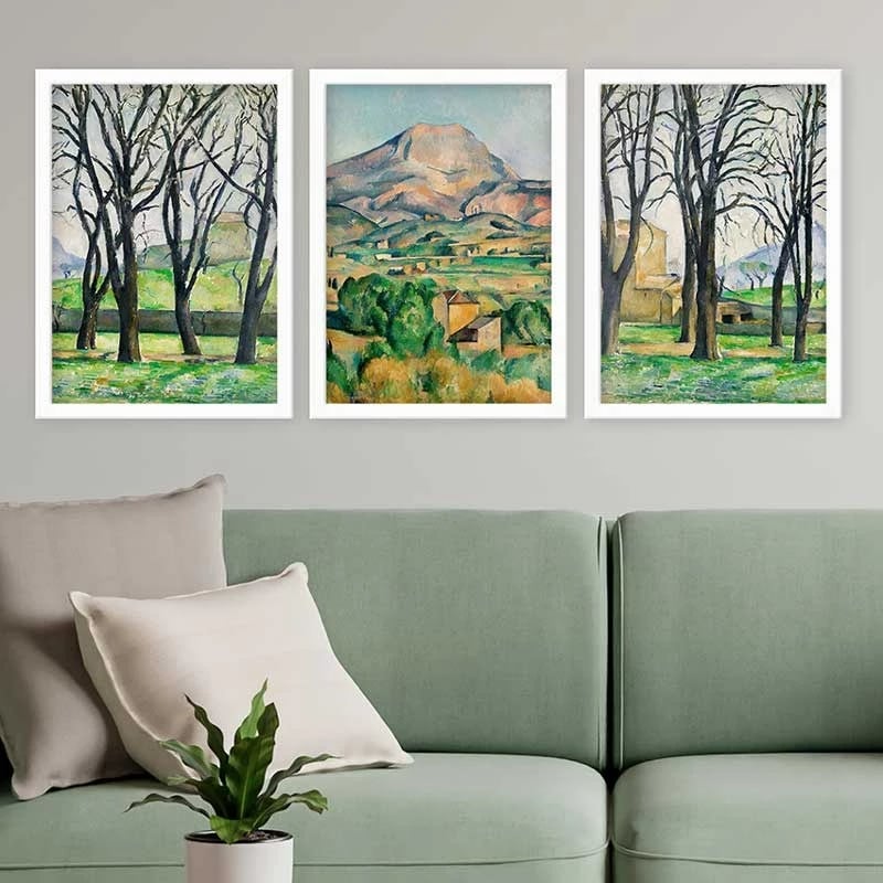 Pikturë dekorative me kornizë (3 copë), Wallity, 3BC_UN383108 _3545