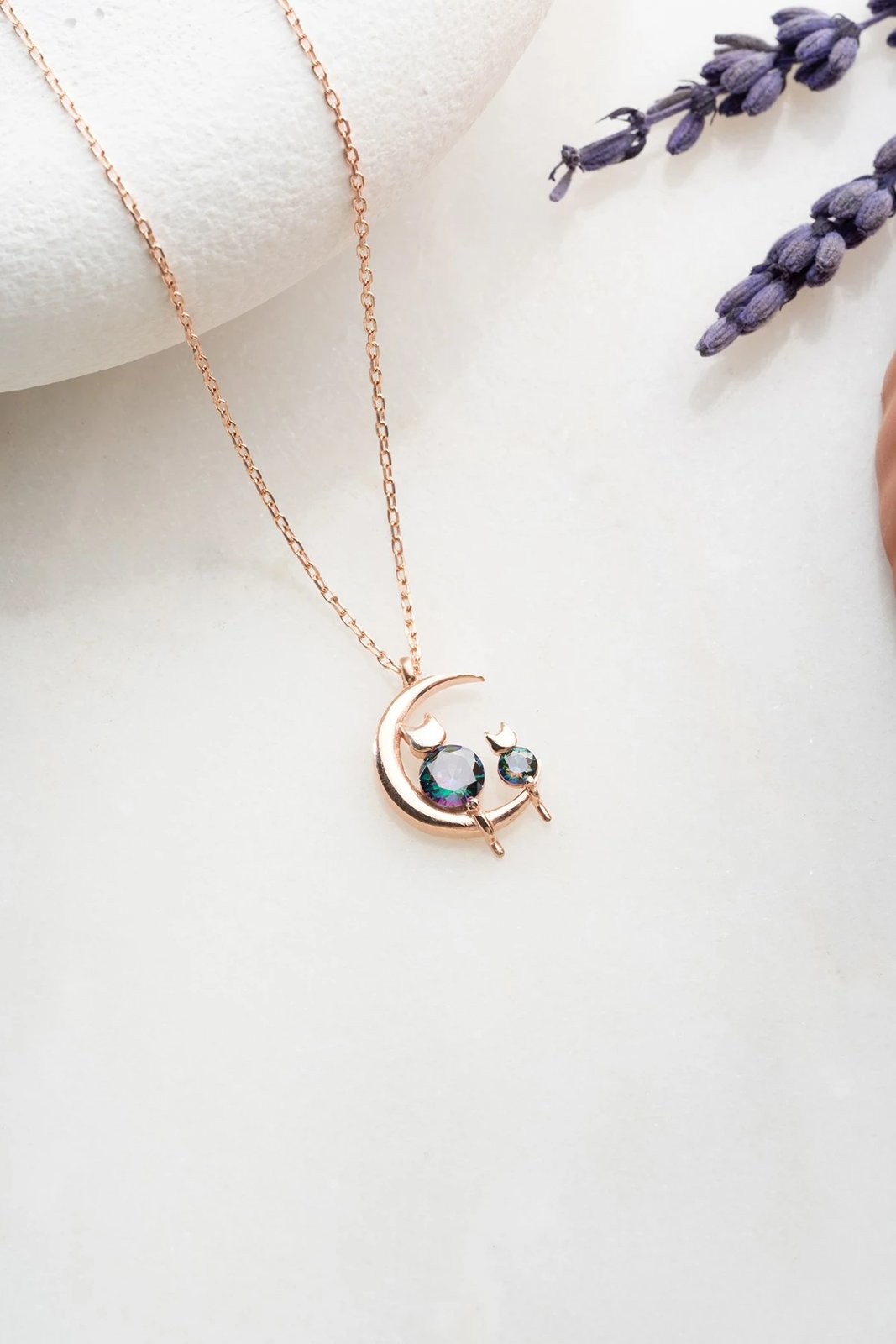 Vath argjendi me Mistique Topaz, ngjyrë rozë ari, jeshile, vjollcë, NRZ99755