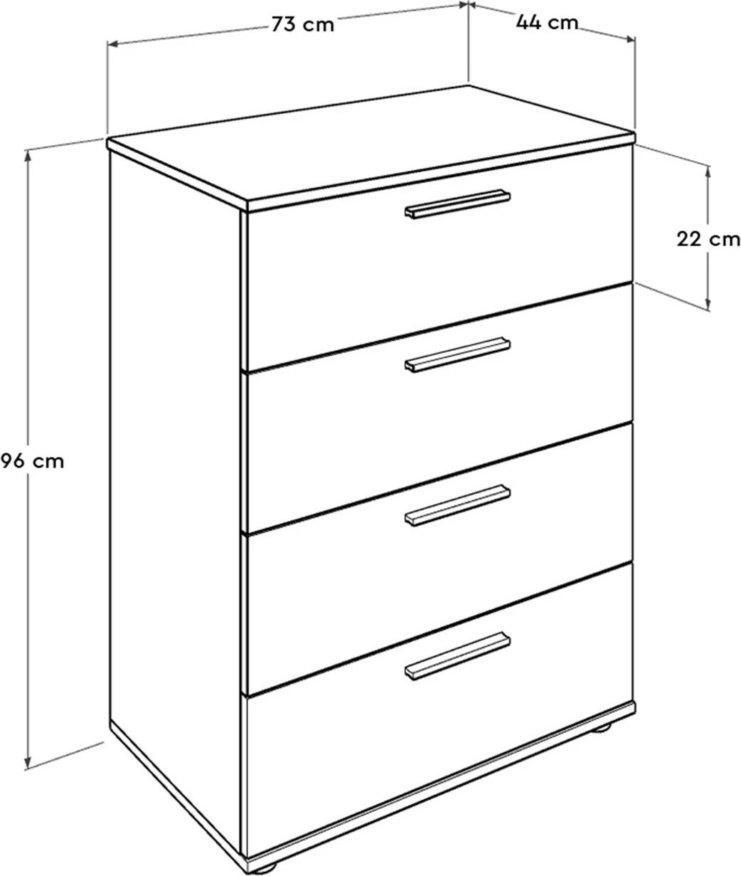 Komodë Hanah Home, Sfn-540-Bb-1, e bardhë