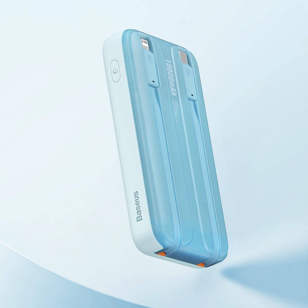 Powerbank Baseus Comet Series PPMD020003, 10000mAh, 22.5W, me ekran, USB-C/Lightning/USB-A, kaltër + kabllo USB-A në USB-C, 0.3m, bardhë Powerbank Baseus Comet Series PPMD020003, 10000mAh, 22.5W, me ekran, USB-C/Lightning/USB-A, kaltër + kabllo USB-A në USB-C, 0.3m, bardhë