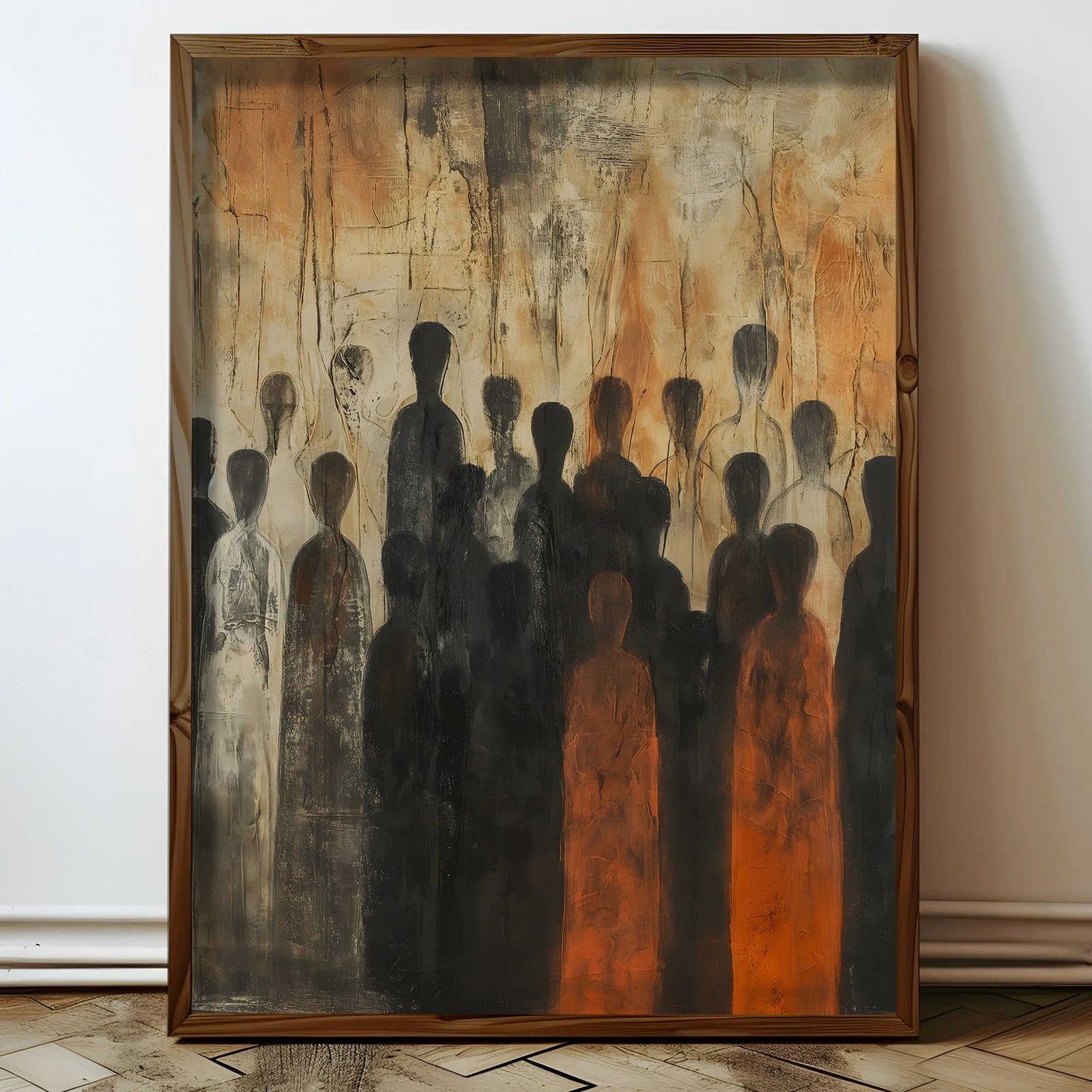 Pikturë dekorative me kornizë MDF, Wallity, HUM098