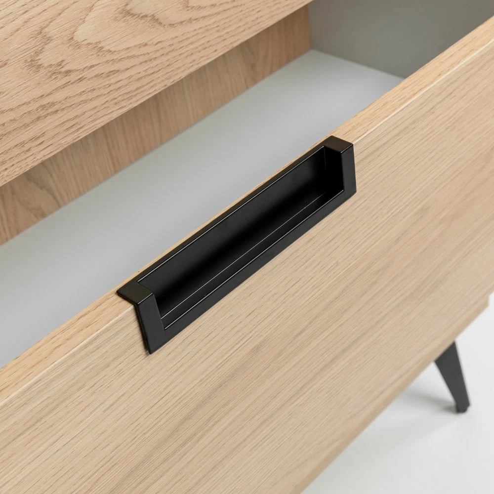 Komodë NEON me 3 sirtarë, natyrale, 80x39x83cm