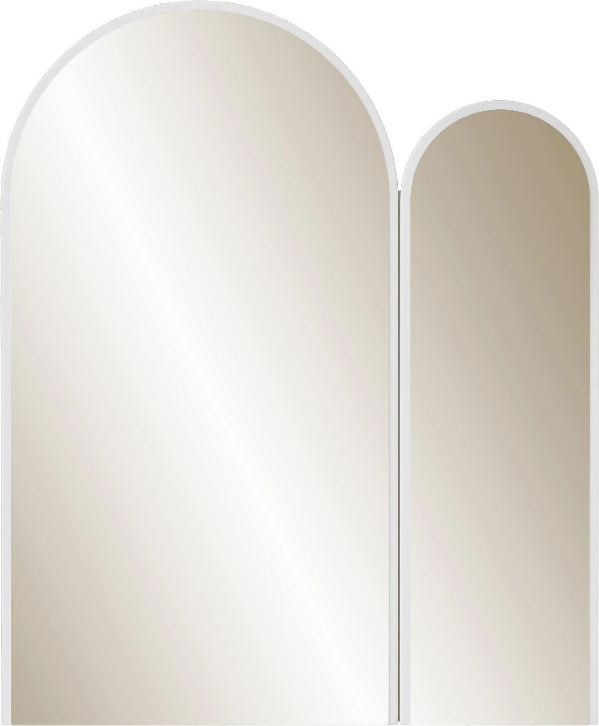 Pasqyrë dekorative, ngjyrë e bardhë, Skye Decor