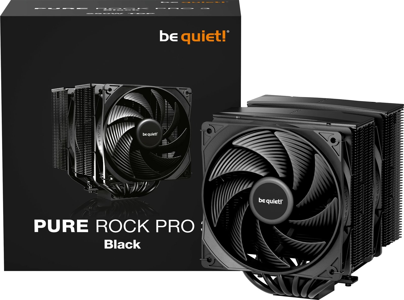 Ftohës ajri be quiet! Pure Rock Pro 3, 12 cm, 2000 RPM, i zi