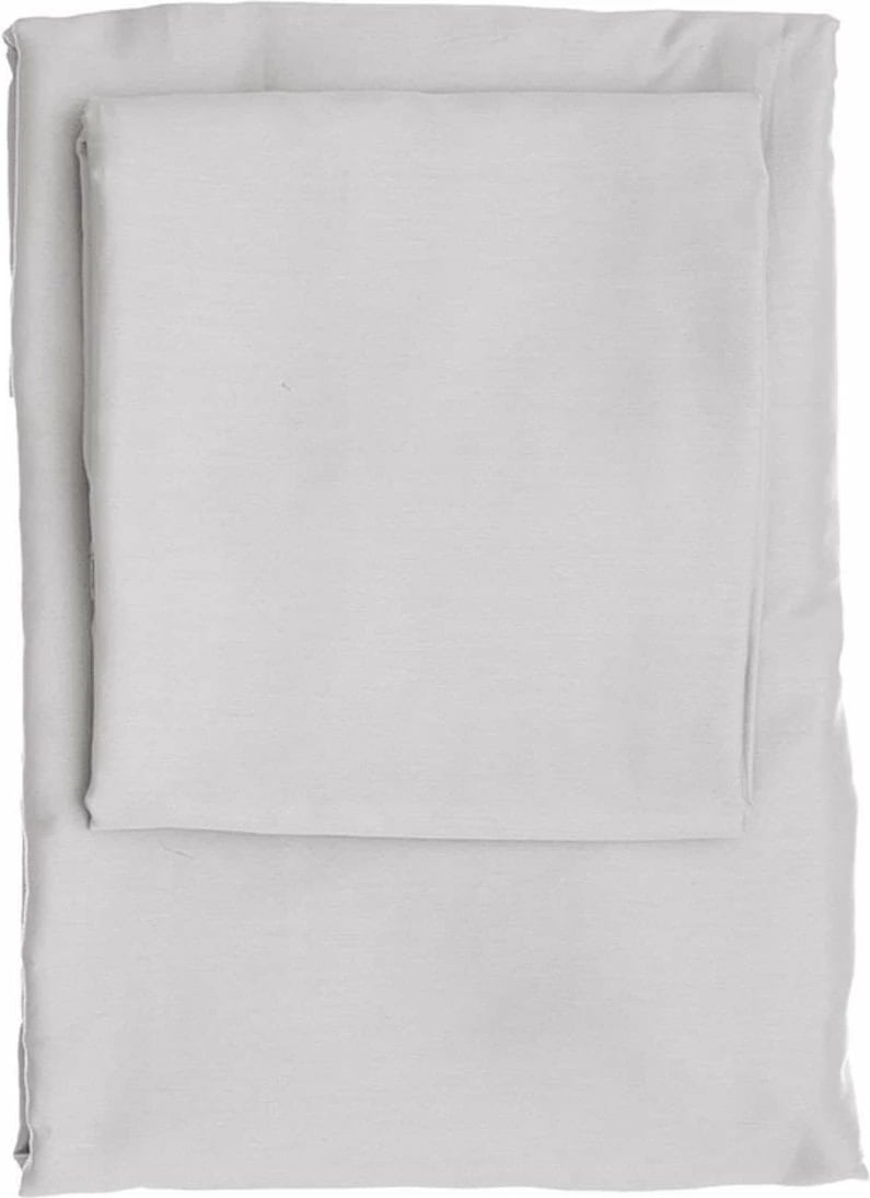 Set mbulesë jorgani sateni, një pjesë, ngjyrë gri e çelët, L'essentiel