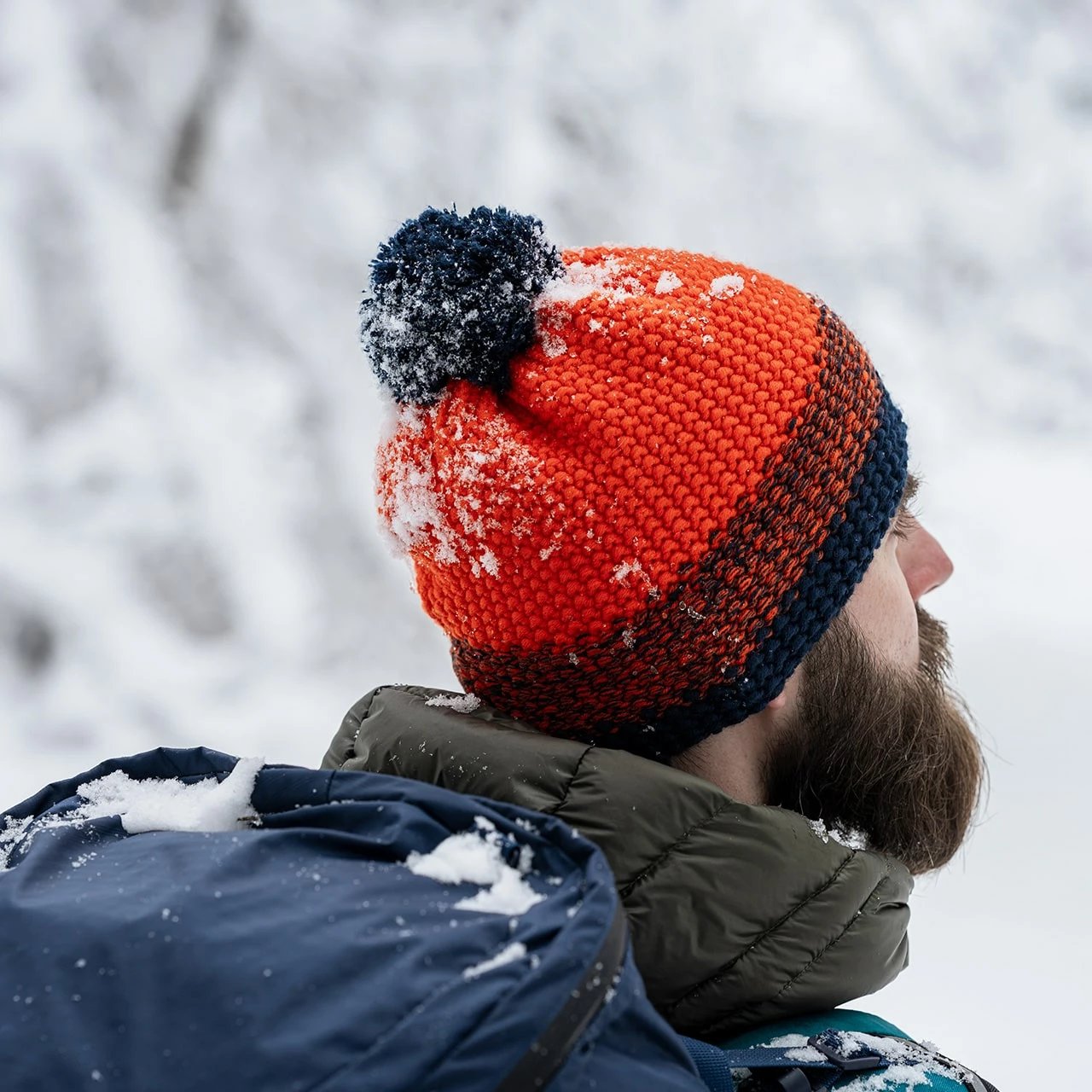 Kapelë dimri unisex Alpinus, portokalli Kapelë dimri unisex Alpinus, portokalli