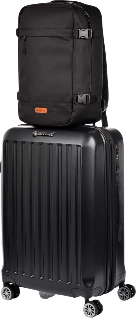 Çantë shpine Meteor unisex, e zezë Çantë shpine Meteor unisex, e zezë