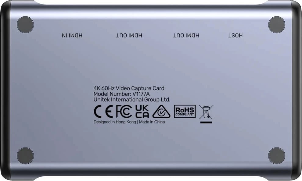 Kartelë kapje video Unitek 4K@60Hz, ngjyrë gri