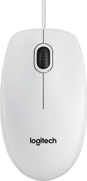 Maus Logitech B100 910-003360 USB i bardhë