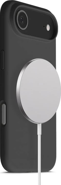 Mbështjellës, CRONG, Color Cover Magnetic (CRGCOLRMIP1766ABLK), për iPhone Air, MagSafe, silikon lëng, magnet N52, i zi