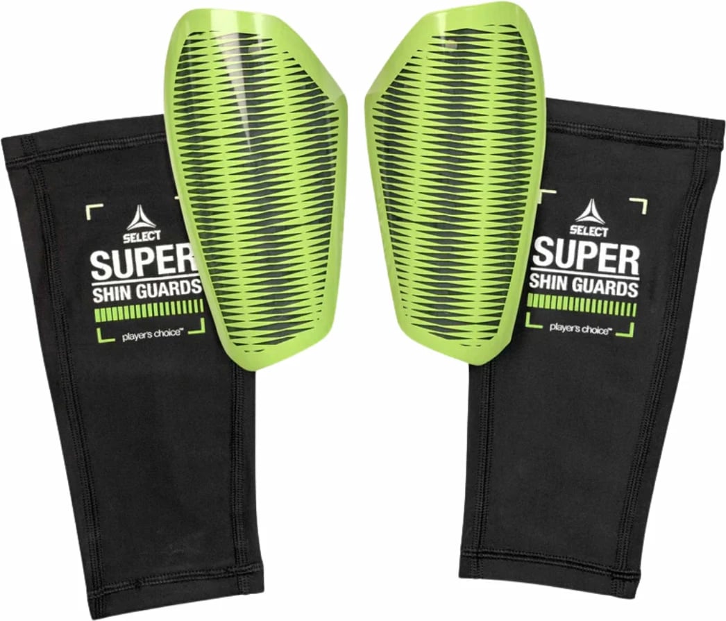 Mbrojtëse kërcinjsh futbolli Select unisex, jeshile e zezë