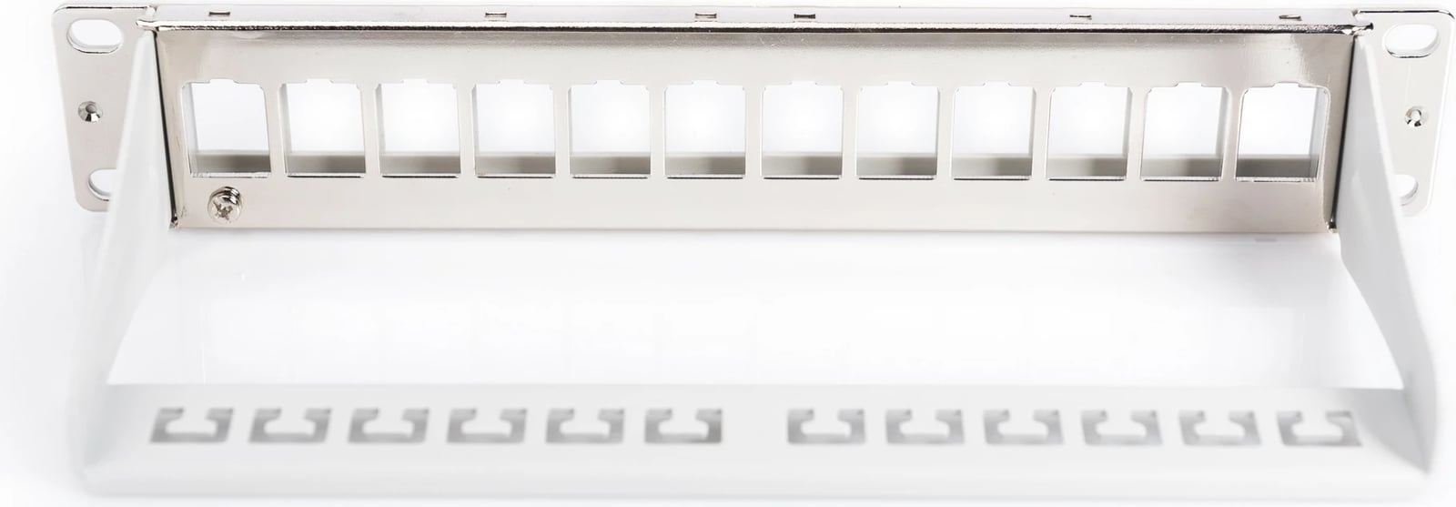 Patchpanel Digitus modular 12-portë, 1U, gri