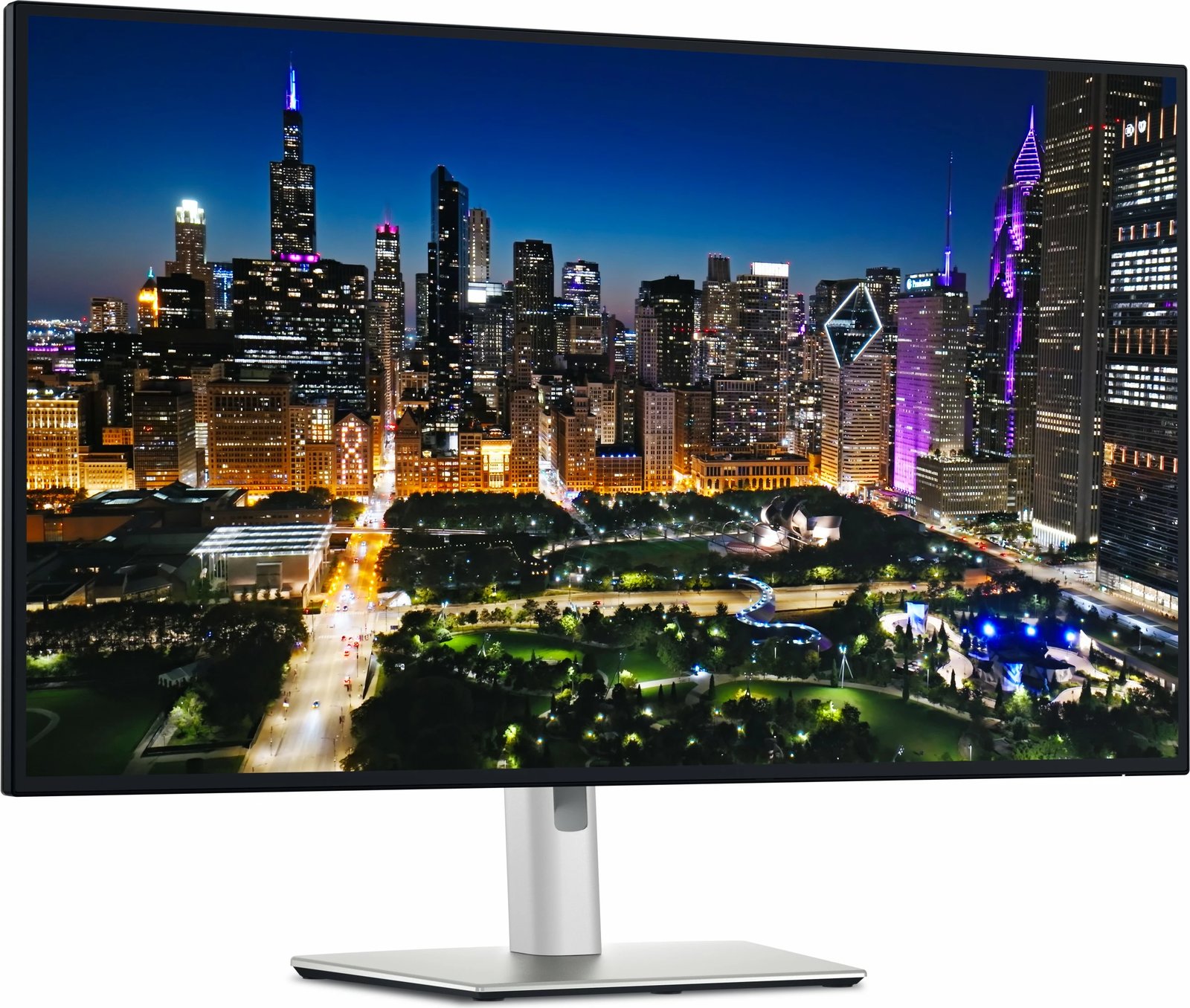Monitor DELL UltraSharp U3225QE 31.5 inç 4K, i zi/argjendtë